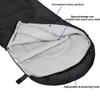 3-4 Season Sleeping Bag for Adults & Kids, Lightweight Warm Cold Weather Camping Bag with Waterproof Compression Sack  Portable for Hiking, Backpacking, Traveling & Outdoor Adventures (Dark Gray) view 3