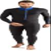 Cressi Skin Full Body Rash Guards, Black/Blue, 3XL view 1
