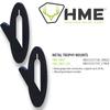 HME Reliable Durable Heavy Gauge Steel Hunting Trophy Mount - Supports Up to 20 lbs, Mounting Hardware Included / 2 Pack view 3