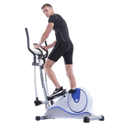 Body & Wealth Home Indoor Magnetic Control Fitness Step Elliptical Machine by 8001 Blue