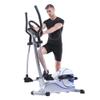 Body & Wealth Home Indoor Magnetic Control Fitness Step Elliptical Machine by 8001 Blue view 2