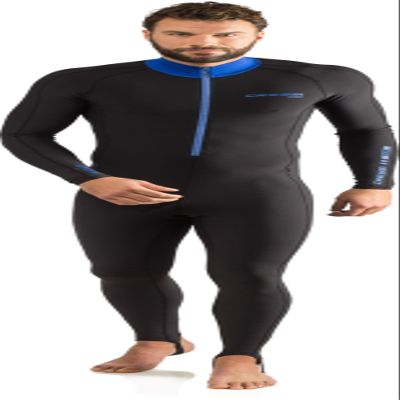 Cressi Skin Full Body Rash Guards, Black/Blue, XS