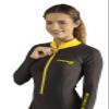 Cressi Skin Full Body Rash Guards, Black/Yellow, XL view 3