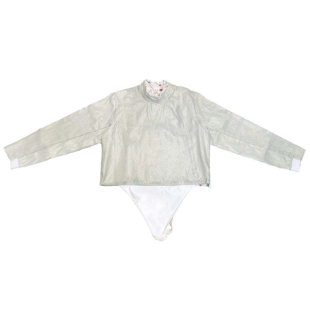 LEONARK Fencing Lame Foil Lame Saber Lame - Non-washable Electric Fencing Metal Jacket - Metallic Vest for Child and Adult Fencer
