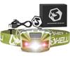 Foxelli USBCRechargeable LED Headlamp UltraLight 2.4oz & Bright180Lumens Red/White Light, 5Modes, IPX5 Waterproof, 40h Runtime for Trail Running, Camping, Hiking view 1