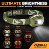 Foxelli USBCRechargeable LED Headlamp UltraLight 2.4oz & Bright180Lumens Red/White Light, 5Modes, IPX5 Waterproof, 40h Runtime for Trail Running, Camping, Hiking view 2