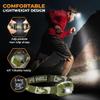 Foxelli USBCRechargeable LED Headlamp UltraLight 2.4oz & Bright180Lumens Red/White Light, 5Modes, IPX5 Waterproof, 40h Runtime for Trail Running, Camping, Hiking view 4