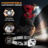 Foxelli USBCRechargeable LED Headlamp UltraLight 2.4oz & Bright180Lumens Red/White Light, 5Modes, IPX5 Waterproof, 40h Runtime for Trail Running, Camping, Hiking view 4