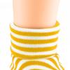 Creative Knitwear College Baby LSU Tigers Unisex Baby Bootie Sock - Embroidered Logo - Gold/White - Size Newborn - 6 Months view 3