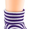 Creative Knitwear College Baby LSU Tigers Unisex Baby Bootie Sock - Embroidered Logo - Purple/White - Size Newborn - 6 Months view 3