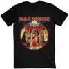 Iron Maiden T Shirt Powerslave Lightning Circle Band Logo Official Mens Black Size L view 1