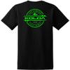 Koloa Surf Company Thruster Logo Heavy Cotton Tee - 4XLT - Black/Green view 1