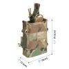 EXCELLENT ELITE SPANKER Tactical Molle Single/Double Open-Top Mag Pouch for M4 M14 M16 AR15 G36 Magazine (A Single-Multicam) view 2