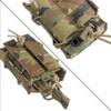 EXCELLENT ELITE SPANKER Tactical Molle Single/Double Open-Top Mag Pouch for M4 M14 M16 AR15 G36 Magazine (A Single-Multicam) view 4