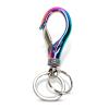 BESYL Rainbow Commerce Keychain with 2 Key Rings, Office and School Heavy Duty Car Key Chain for Men and Women view 1