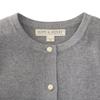 Hope & Henry Baby Girls' Milano Stitch Cardigan, 18-24 Months, Gray Heather view 2