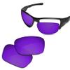 Glintbay 100% Precise-Fit Replacement Sunglass Lenses for Oakley Ten X OO9128 - Polarized Deep Purple Mirror view 1