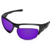 Glintbay 100% Precise-Fit Replacement Sunglass Lenses for Oakley Ten X OO9128 - Polarized Deep Purple Mirror view 3