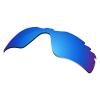 Glintbay 100% Precise-Fit Replacement Sunglass Lenses for Oakley Radar Path Vented - Polarized Ice Blue Mirror view 2