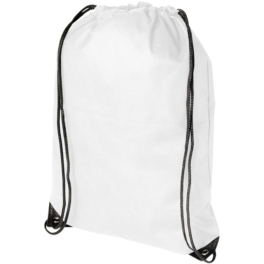 Bullet Evergreen Non Woven Premium Rucksack (13.4 x 16.5 inches) (White)
