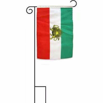 12x18 12''x18'' Iran Lion Sleeved w/ Garden Stand Flag BEST Garden Outdor Decor polyester material FLAG PREMIUM Vivid Color and UV Fade Resistant