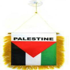 Wholesale lot 12 Palestine Mini Flag 4''x6'' Window Banner w/ suction cup BEST Garden Outdor Decor polyester material FLAG PREMIUM Vivid Color and UV Fade Resistant