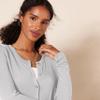 Amazon Essentials Women's Lightweight Crewneck Cardigan Sweater (Available in Plus Size), Light Grey Heather, Medium view 4