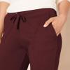 Amazon Essentials Women's Fleece Jogger Sweatpant (Available in Plus Size), Burgundy, X-Small view 4