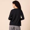 Amazon Essentials Women's Lightweight Crewneck Cardigan Sweater (Available in Plus Size), Black, Small view 2