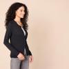 Amazon Essentials Women's Lightweight Crewneck Cardigan Sweater (Available in Plus Size), Black, Small view 3