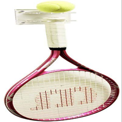 Better Display Cases Deluxe Clear Acrylic Tennis Ball and Racquet Combo Wall Mount Bracket (A054)