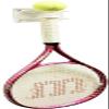 Better Display Cases Deluxe Clear Acrylic Tennis Ball and Racquet Combo Wall Mount Bracket (A054) view 1