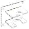 Better Display Cases Deluxe Clear Acrylic Tennis Ball and Racquet Combo Wall Mount Bracket (A054) view 3