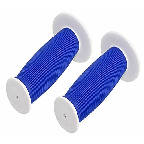 Alta Mushroom Two-Tone Bike Grips, Multiple Colors (White/Blue)