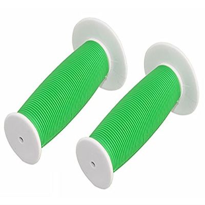 Alta Mushroom Two-Tone Bike Grips, Multiple Colors (White/Green)