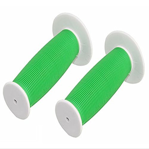 Alta Mushroom Two-Tone Bike Grips, Multiple Colors (White/Green)