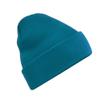 Beechfield Unisex Adults Original Cuffed Beanie (One Size) (Teal Blue) view 1