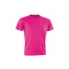 Spiro Adults Unisex Impact Aircool Tee (2XS) (Flo Pink) view 1