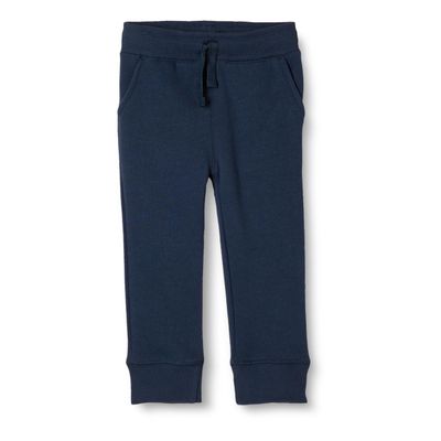 Amazon Essentials Toddler Boy's fleece jogger Pants, navy, 4T