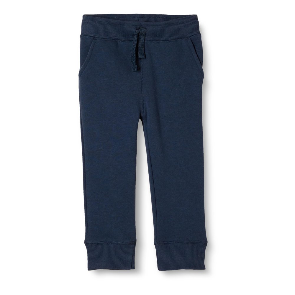 Amazon Essentials Toddler Boy's fleece jogger Pants, navy, 4T