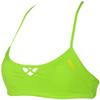 ARENA Rulebreaker BE Bandeau Bikini Top Athletic Sport Swim Top for Women, Leaf, 2X-Small view 2