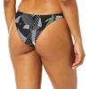 ARENA Rulebreaker Free Brief Bikini Bottoms Athletic Sport Swimsuit for Women, Geometric Black, Large view 2