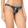 ARENA Rulebreaker Free Brief Bikini Bottoms Athletic Sport Swimsuit for Women, Geometric Black, Large view 3