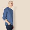 Amazon Essentials Men's Regular-Fit Crewneck T-Shirts, Long-Sleeve, Blue Heather, Size X-Large, With Pocket view 3
