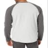 Amazon Essentials Long Sleeve Shirt for Men, Regular-Fit Henley, Available in Big & Tall, Charcoal Light Grey Heather, X-Large view 2