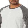 Amazon Essentials Long Sleeve Shirt for Men, Regular-Fit Henley, Available in Big & Tall, Charcoal Light Grey Heather, X-Large view 3
