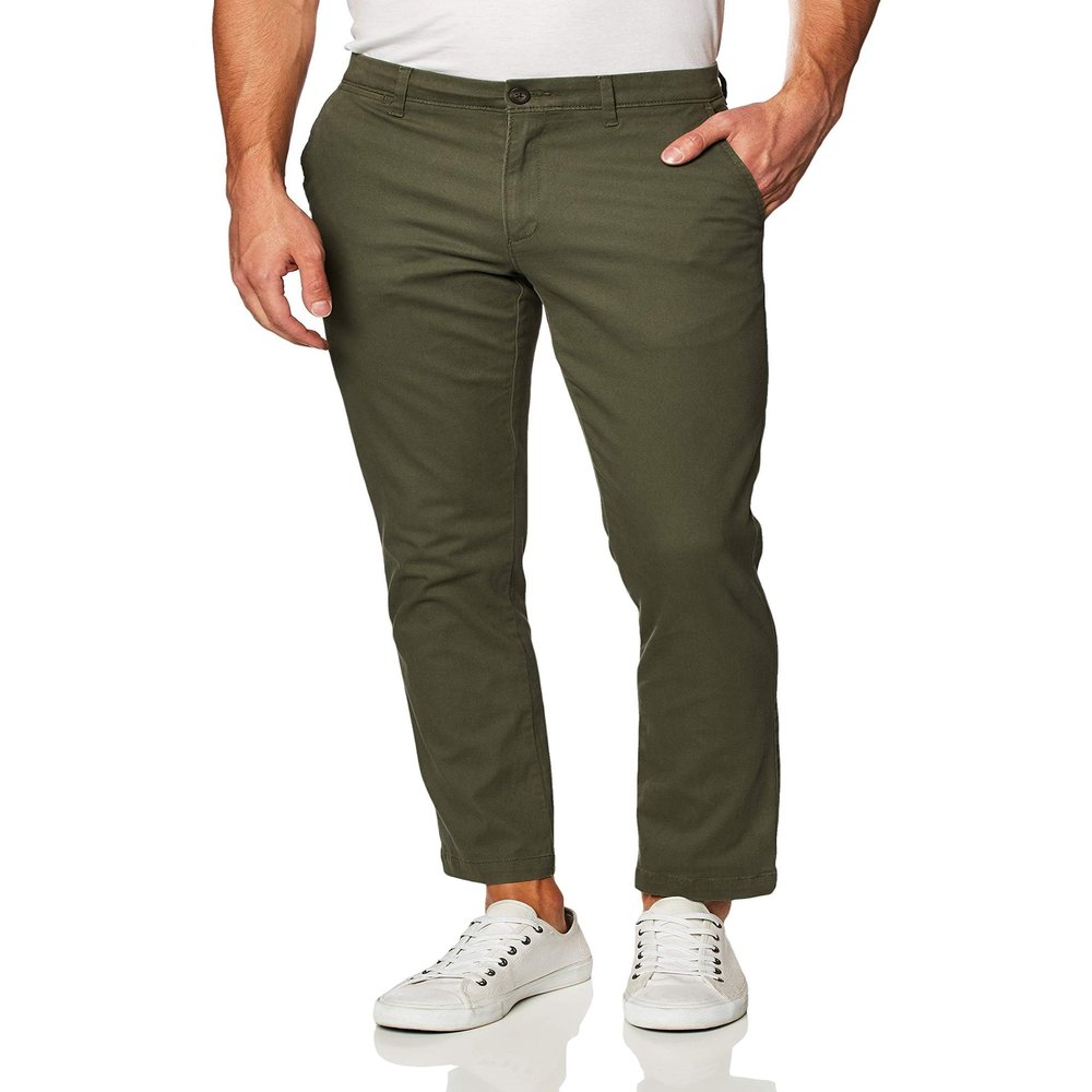 Amazon Essentials Men's Slim-Fit Casual Stretch Chino Pant, Olive, 36W x 34L