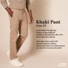 Amazon Essentials Men's Slim-Fit Casual Stretch Khaki, Dark Khaki, 30W x 30L view 2