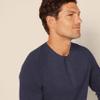 Amazon Essentials Men's Slim-Fit Long-Sleeve Henley Shirt, Navy, Large view 4
