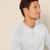 Amazon Essentials Men's Slim-Fit Long-Sleeve Henley Shirt, Light Grey Heather, XX-Large view 4